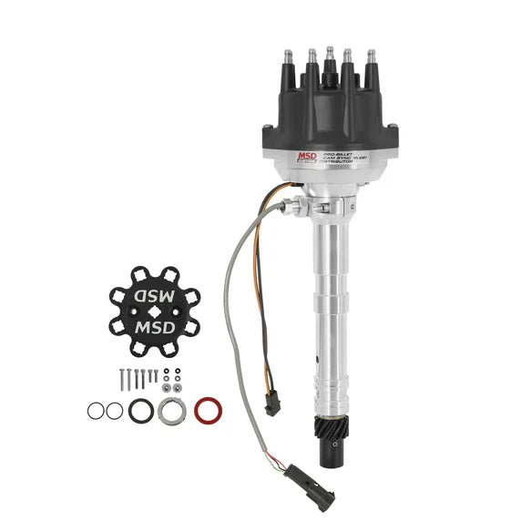 Chevy Cam Sync Distributor, Hall-Effect, Standard Cap Hall-Effect Sync Pickup. Must Be Used With An MSD 6, 7 Or 8-Series Ignition MSD Ignition