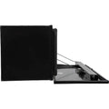 18X18X48 BLACK PRO SERIES SMOOTH ALUMINUM UNDERBODY BOX