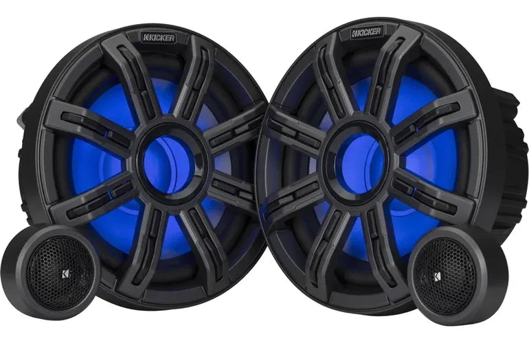 MSS8 8-inch (20cm) 4-ohm Premium Marine Component Speakers