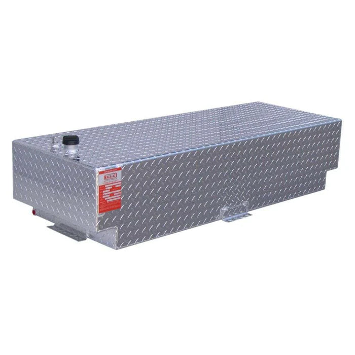 58 GAL RECTANGLE DIAMOND PLATE ALUM DIESEL AUXILARY TANK