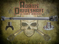 Adams JL Rear 1350 Solid CV Driveshaft 4 Door