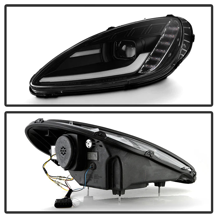 SPYDER black headlights
