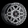 Weld Laguna 6 Drag 17x10in / 6x135 BP / ET42 / BS 7.15 Gloss Black Wheel