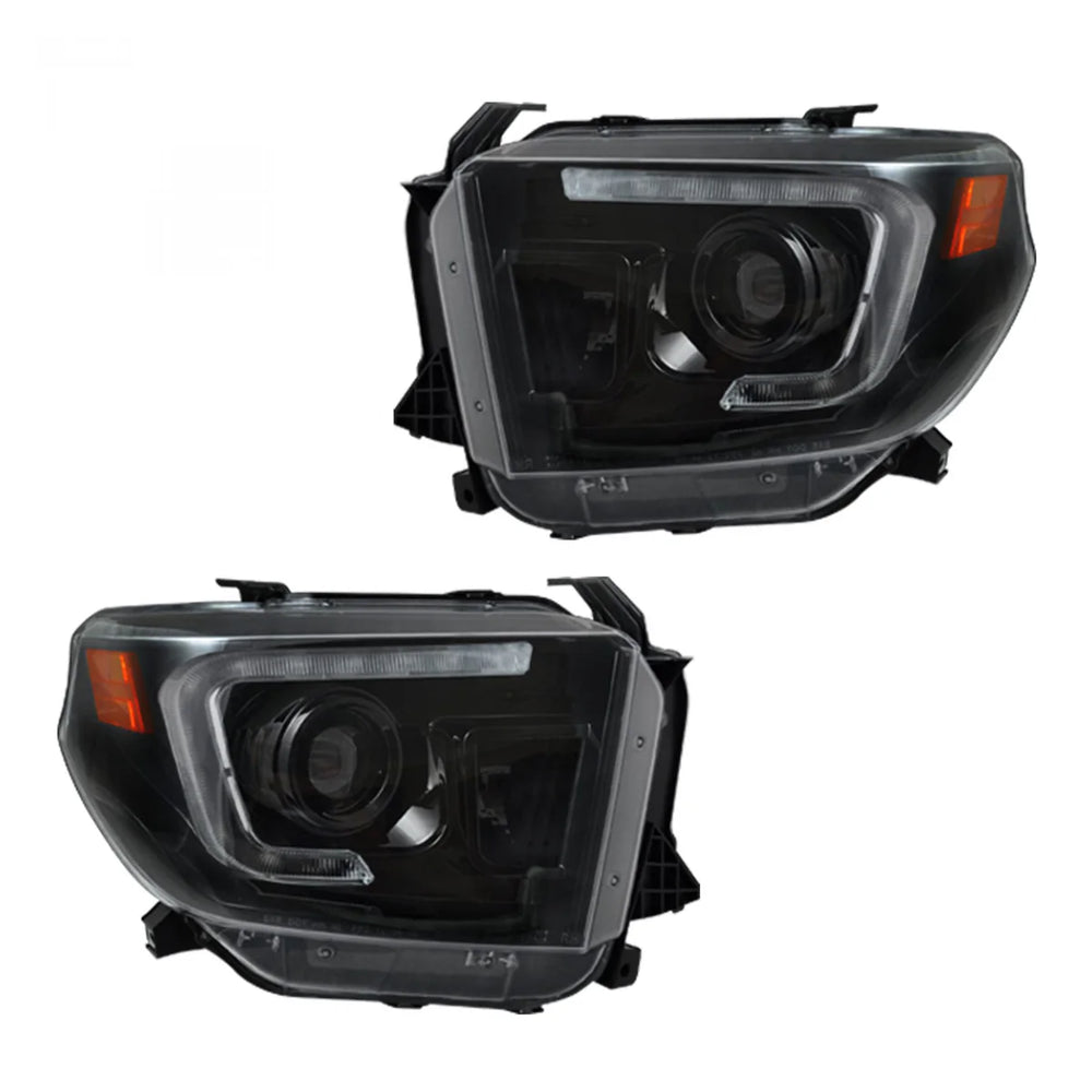 1421 TUNDRA PROJECTOR HEADLIGHTS W/ULTRA HIGH POWER SMOOTH OLED HALOS/DRLDRIVE/
