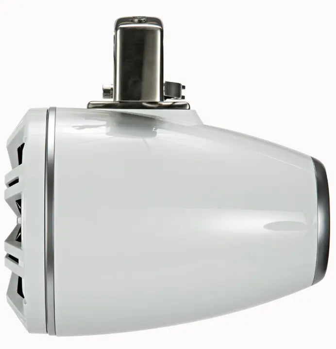 KMTC65 (165mm) Loaded Marine Cans with 45KM654L speaker pair; white grill on white can