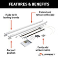 UNIVERSAL AWNING HARDWARE SOLERA CLASSIC STANDARD AM KIT WHITE