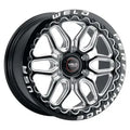 Weld Racing 17x10 Laguna 6 Bead Lock 6x135 BP 42 Offset 7.25 BS 87.1 Bore - Gloss Black MIL