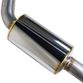 Remark axle-back exhaust close-up