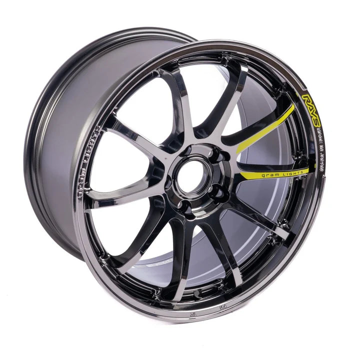 Gram Lights 57NR 18X9.5 +38 5x114.3 Rays Black Metal Coat (RB)