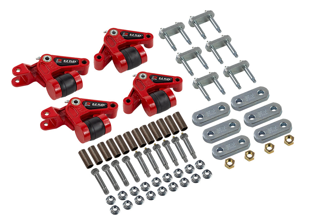 RED EZ FLEX SUSPENSION KIT 8K LBS CAPACITY 35 AXLE SPACING