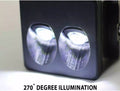 17C F250/F350/F450 SUPER DUTY HITCH BAR REVERSE 7IN LED FLOOD LIGHT KIT BLACK