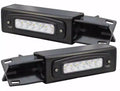 17C F250/F350/F450 SUPER DUTY HITCH BAR REVERSE 7IN LED FLOOD LIGHT KIT BLACK