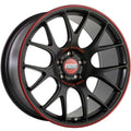 BBS black auto part