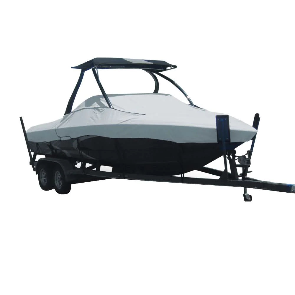 BOAT COVER TST-20 W/TWR SD-MIST GRA