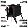 **NEW** SINGLE BURN RATE WOOD STOVE