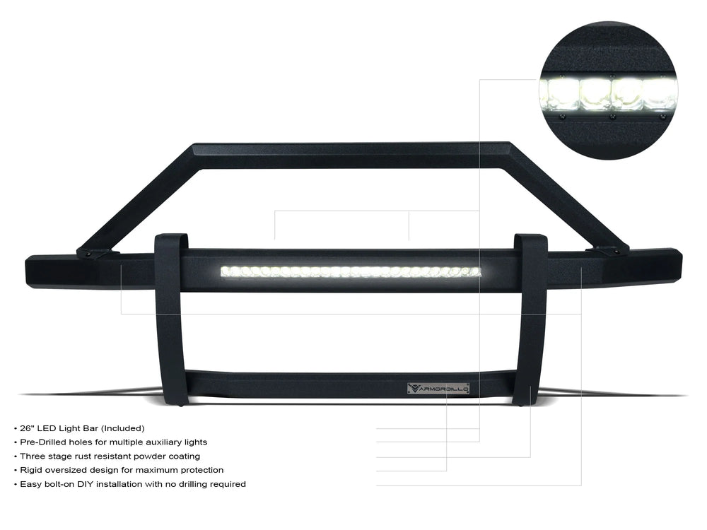 1520 F150 ARX PRERUNNER GUARD MATTE BLACK