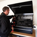Montezuma storage drawer installed view