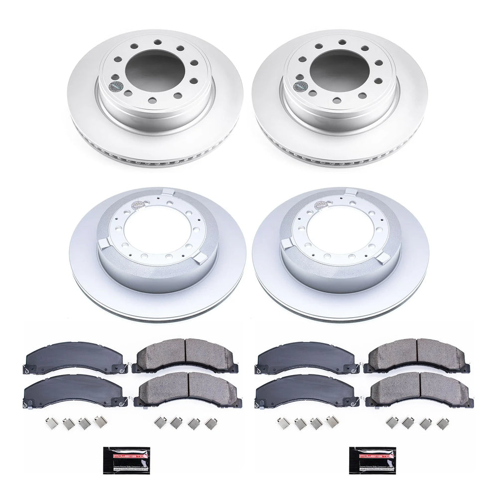 Power Stop 13-18 Ram 4500 Front & Rear Z17 Evolution Geomet Coated Brake Kit