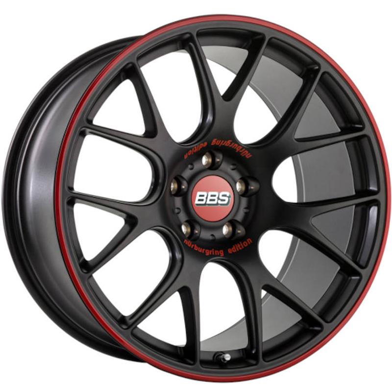 BBS black auto part