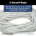 RODE - 15'1/4'G4 300'1/2'ROPE W-5/1