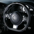 TOM S Carbon Fiber / Leather Steering Wheel - 2013 FT86