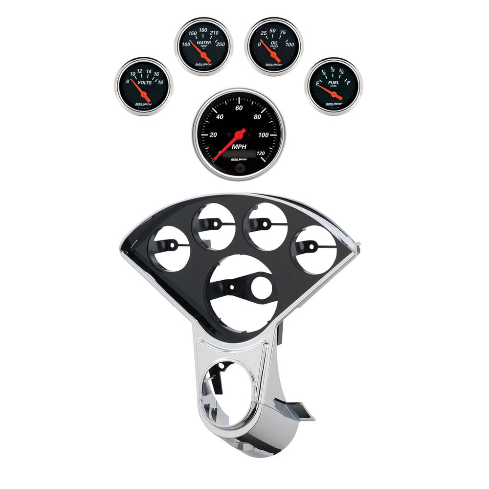 AutoMeter black auto part