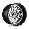 ~(58 lbs. 25X25X13)~ TRITON 22x10 8x170.00 CHROME PLATED GLOSS BLACK LIP (-13 mm)