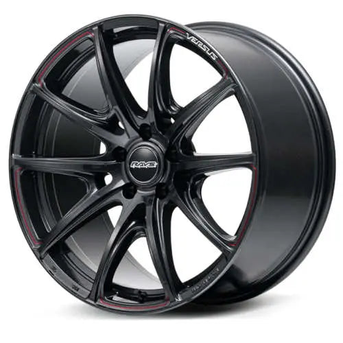 Versus VV25R 20x8.5 +45 5x108 Glass Black + RAP