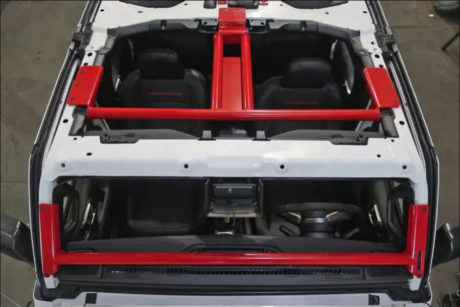 Rock Hard 4x Bolt-In Ultimate Sport Cage Brace Kit for Jeep Wrangler JL and JT 2024 - Current
