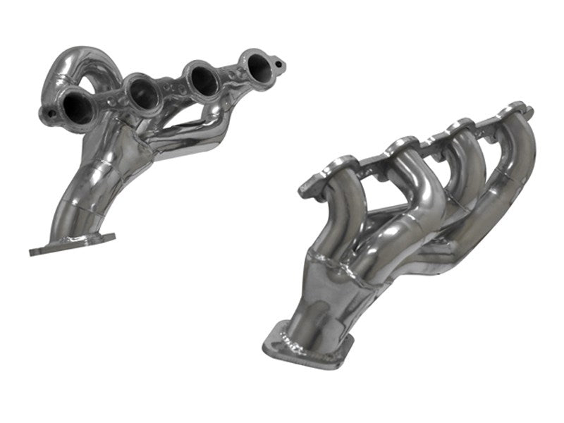 Scavenger Series Elite Header Shorty Header For 2010-2015 Chevrolet Camaro Ss, 6.2L, 1-3/4 Inch Primary, 16 Gauge Tubing, 3/8 Inch Flange, Silver Ceramic Coating, 409S Stainless SteelCarb Eo D-698 Compliant For 2010-2012 Camaro SS 6.2L Flowmaster
