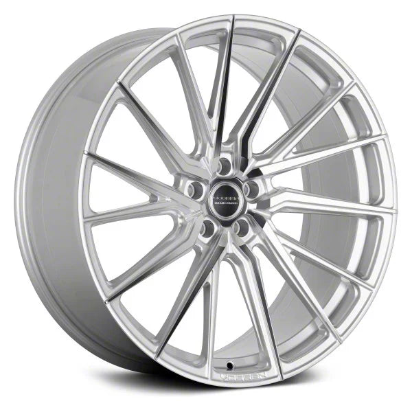 Vossen HF-4T 20x10.5 / 5x120 / ET42 / Deep Face / 72.56 - Silver Polished - Left