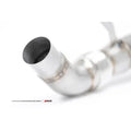 AMS Performance 2020+ Toyota Supra A90 Street Downpipe w/GESI Catalytic Converter