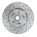 LEED Brakes Power Front Kit with Drilled Rotors and Black Powder Coated Calipers