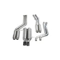2.25 Inch Cat-Back Sport Single Rear Exhaust 3.0 Inch Polished Tips 99-06 BMW 325 328 330 E46 Stainl