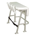 LEANING POST, W/(4) WHITE POLY ROD