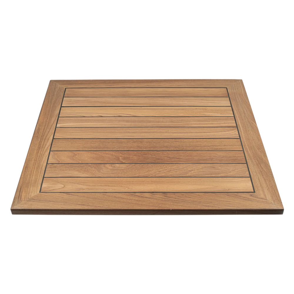 TEAK SQUARE TABLE TOP (SANDED)