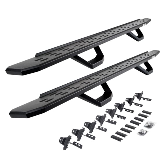 RB30 Running Boards with Mounting Brackets 2 Pairs Drop Steps Kit