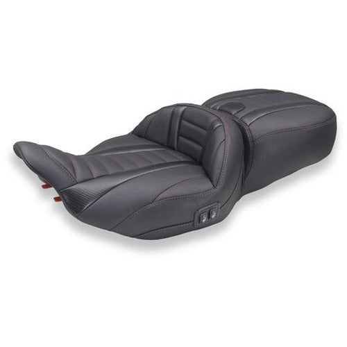 Mustang 23-25 Harley CVO Road Glide (ST) Super Touring Standard Reach One-Piece, 2 UP Black