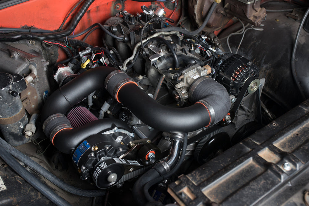 Tuner Kit EFI GM LS-Swap Passenger Side LS Truck FEAD w/V-3 SCi Polished Finish