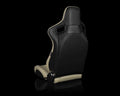 Braum Elite Series Sport Seats - Beige Leatherette - BRR1-BGBW