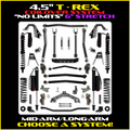 18C WRANGLER 2DR 4.5IN TREX NO LIMITS HYBRID SYSTEM W/6IN REAR STRETCHS1 FRONT/REAR LIFT KIT