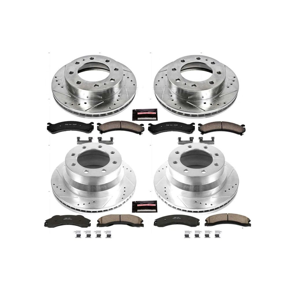 Power Stop 09-20 Chevrolet Express 3500 Front & Rear Z23 Evolution Brake Kit