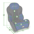 PRE DESIGNED RAPID SUSPENSION BOAT SEAT CARBON FIBER BLACK