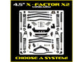 18C WRANGLER JL 2DOOR4.5IN X FACTOR X2 LONG ARM SUSPENSION B51