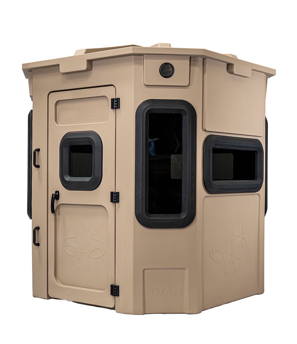 PRO RIFLE BLIND (BROWN) W/ 8 FT. TOWER
