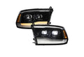 0918 RAM 1500/2500/3500 SEQUENTIAL LED PROJECTOR HEADLIGHTS (PAIR)