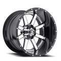 Fuel Wheels black auto part