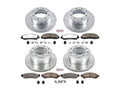 Power Stop 2012 Ford F-250 Super Duty Front & Rear Z23 Evolution Sport Brake Kit