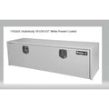 18X18X72IN WHITE STEEL UNDERBODY TRUCK BOX