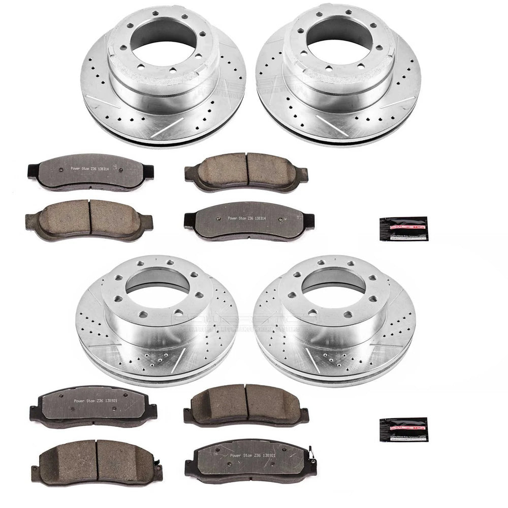 Power Stop 2011 Ford F-350 Super Duty Front & Rear Z23 Evolution Brake Kit